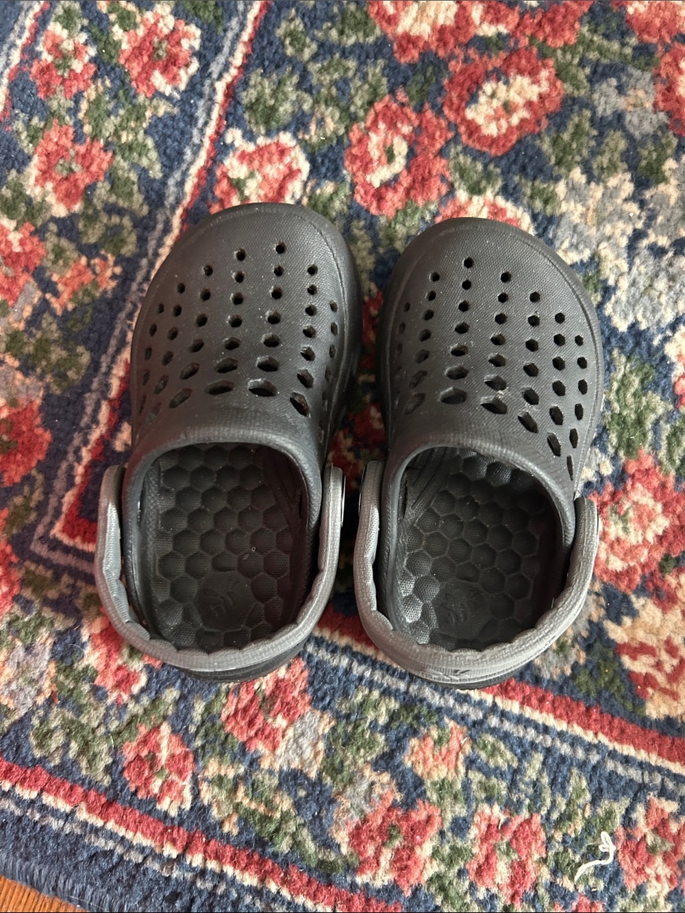 Kids Black Comfort Slip-On Clogs